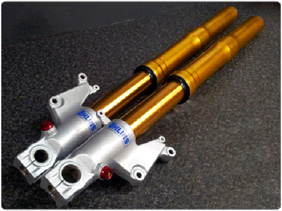 Motorcycle Front Suspension Replacement